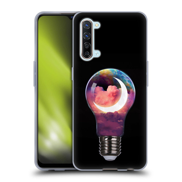 Dave Loblaw Sci-Fi And Surreal Light Bulb Moon Soft Gel Case for OPPO Find X2 Lite 5G