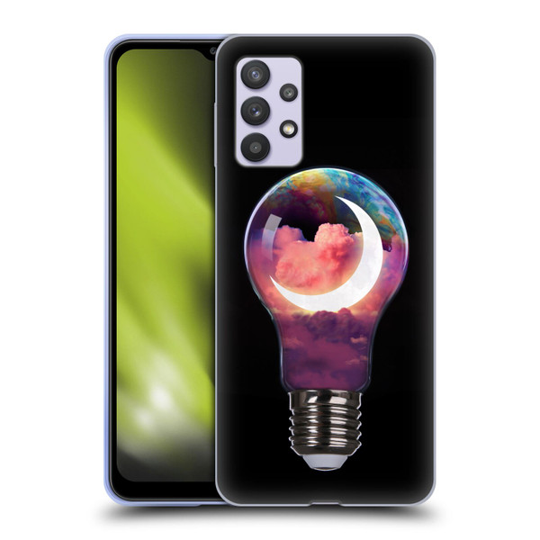 Dave Loblaw Sci-Fi And Surreal Light Bulb Moon Soft Gel Case for Samsung Galaxy A32 5G / M32 5G (2021)