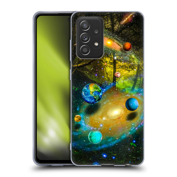 Dave Loblaw Sci-Fi And Surreal Universal Forest Soft Gel Case for Samsung Galaxy A52 / A52s / 5G (2021)