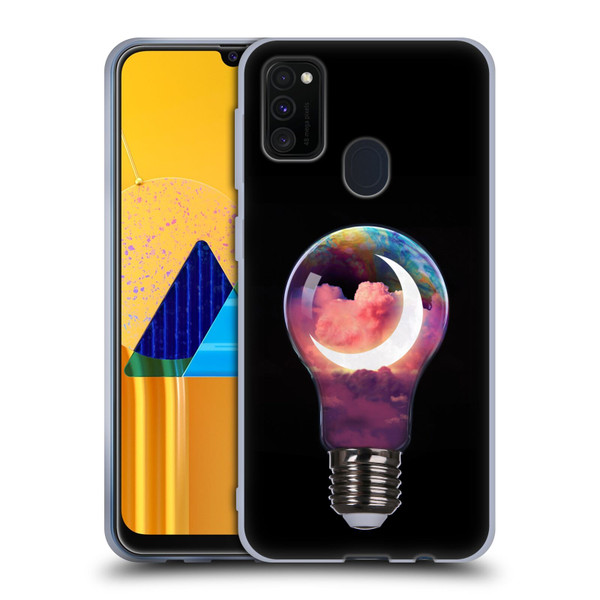 Dave Loblaw Sci-Fi And Surreal Light Bulb Moon Soft Gel Case for Samsung Galaxy M30s (2019)/M21 (2020)
