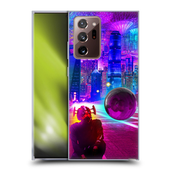 Dave Loblaw Sci-Fi And Surreal Synthwave Street Soft Gel Case for Samsung Galaxy Note20 Ultra / 5G