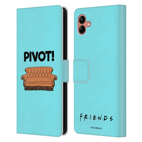 Friends TV Show Quotes Pivot Leather Book Wallet Case Cover For Samsung Galaxy A04 (2022)