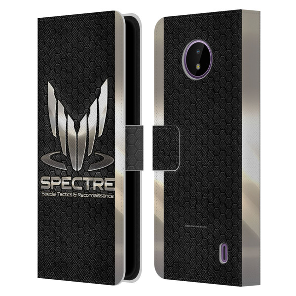 EA Bioware Mass Effect 3 Badges And Logos Spectre Leather Book Wallet Case Cover For Nokia C10 / C20