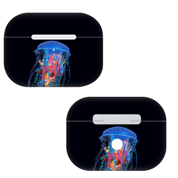 Dave Loblaw Sea 2 Blue Jellyfish Vinyl Sticker Skin Decal Cover for Apple AirPods Pro Charging Case
