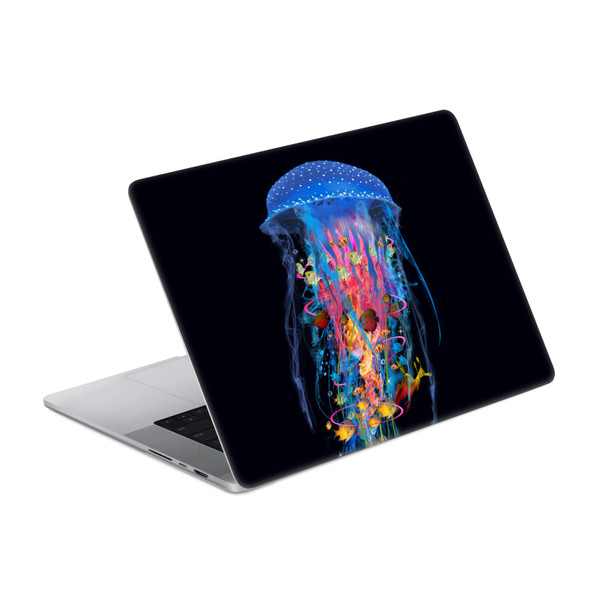 Dave Loblaw Sea Blue Jellyfish Vinyl Sticker Skin Decal Cover for Apple MacBook Pro 16" A2485