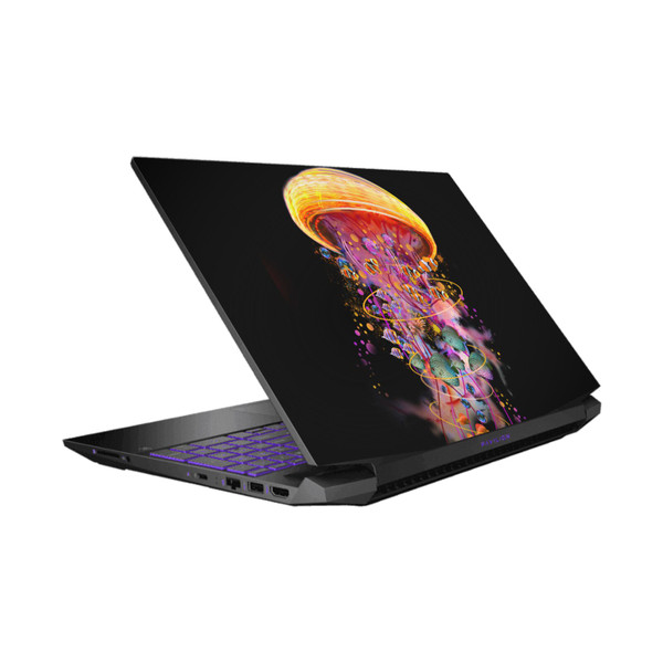 Dave Loblaw Underwater Eletric Jellyfish Vinyl Sticker Skin Decal Cover for HP Pavilion 15.6" 15-dk0047TX