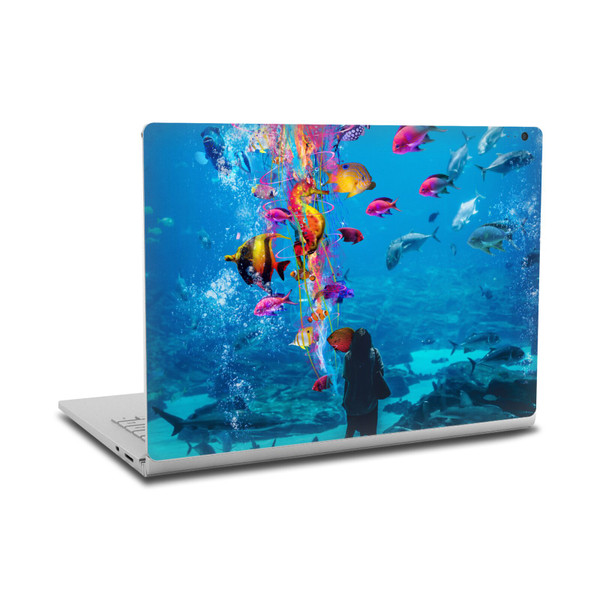 Dave Loblaw Underwater Aquarium Vinyl Sticker Skin Decal Cover for Microsoft Surface Book 2