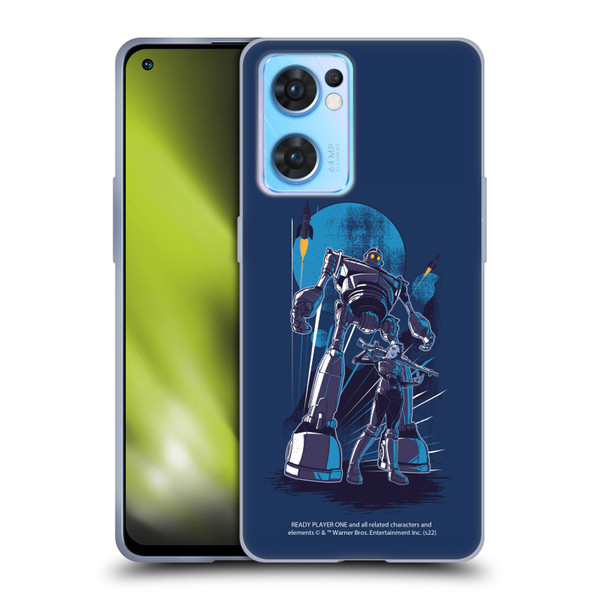 Ready Player One Graphics Iron Giant Soft Gel Case for OPPO Reno7 5G / Find X5 Lite