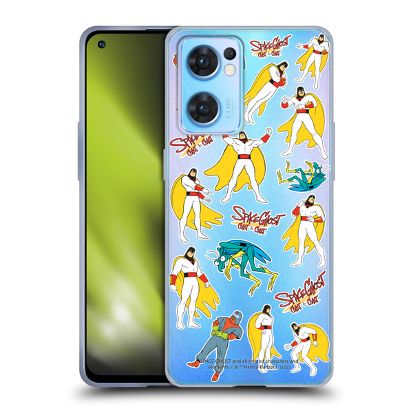 Space Ghost Coast to Coast Graphics Icons Soft Gel Case for OPPO Reno7 5G / Find X5 Lite
