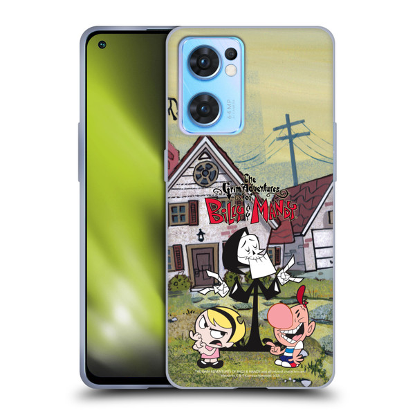 The Grim Adventures of Billy & Mandy Graphics Poster Soft Gel Case for OPPO Reno7 5G / Find X5 Lite