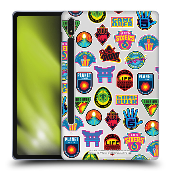 Ready Player One Graphics Collage Soft Gel Case for Samsung Galaxy Tab S8