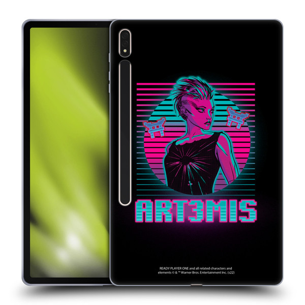 Ready Player One Graphics Character Art Soft Gel Case for Samsung Galaxy Tab S8 Plus