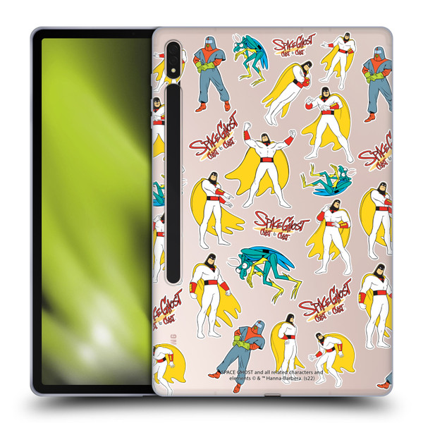Space Ghost Coast to Coast Graphics Icons Soft Gel Case for Samsung Galaxy Tab S8 Plus