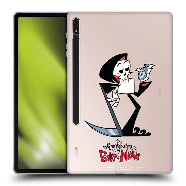 The Grim Adventures of Billy & Mandy Graphics Grim Soft Gel Case for Samsung Galaxy Tab S8 Plus