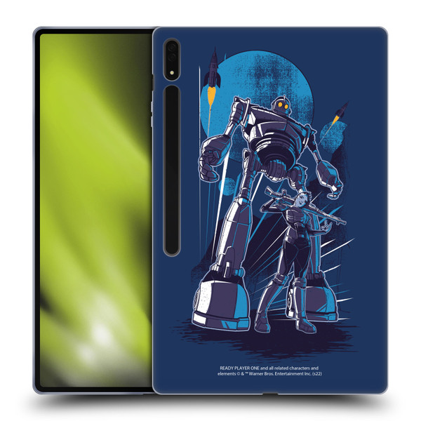 Ready Player One Graphics Iron Giant Soft Gel Case for Samsung Galaxy Tab S8 Ultra