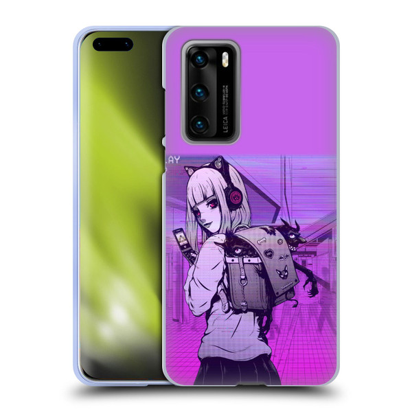 Zombie Makeout Club Art Drama Rides On My Back Soft Gel Case for Huawei P40 5G