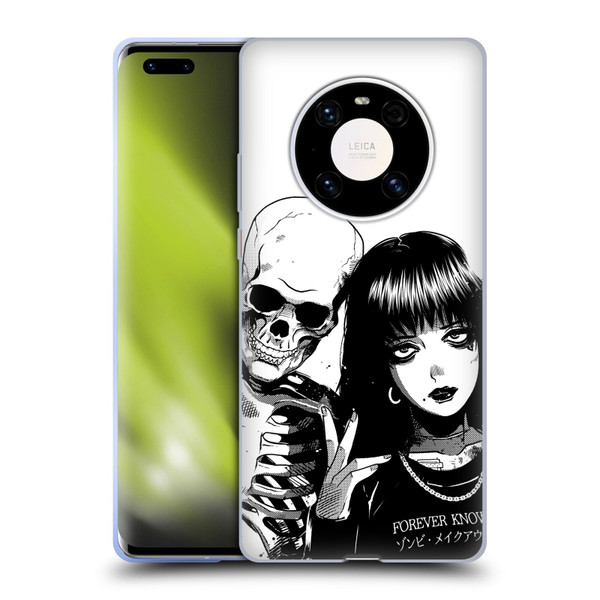 Zombie Makeout Club Art Forever Knows Best Soft Gel Case for Huawei Mate 40 Pro 5G
