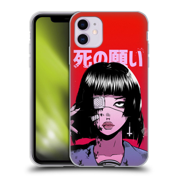 Zombie Makeout Club Art Eye Patch Soft Gel Case for Apple iPhone 11