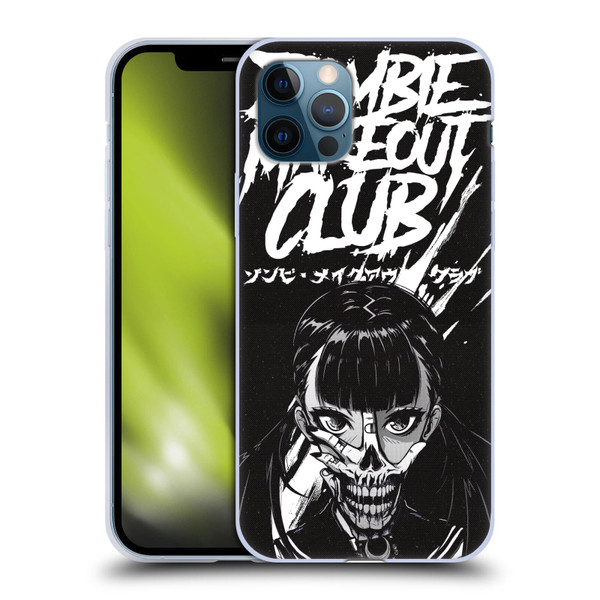Zombie Makeout Club Art Face Off Soft Gel Case for Apple iPhone 12 / iPhone 12 Pro
