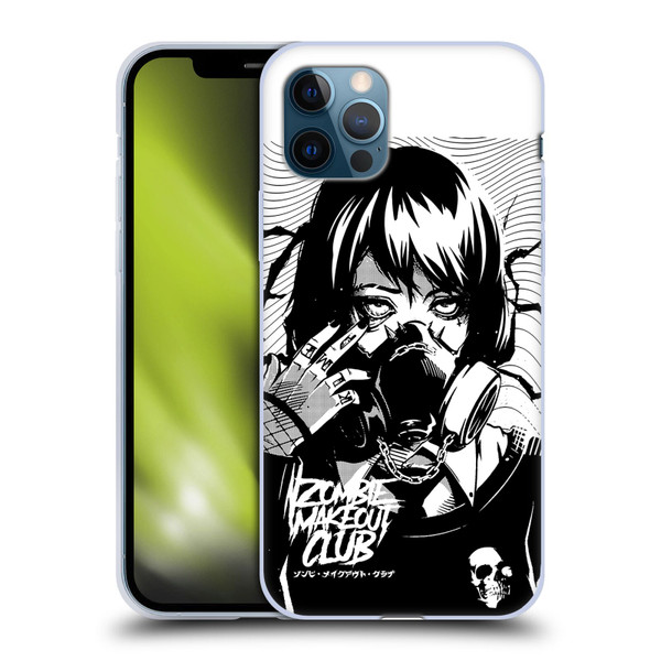 Zombie Makeout Club Art Facepiece Soft Gel Case for Apple iPhone 12 / iPhone 12 Pro