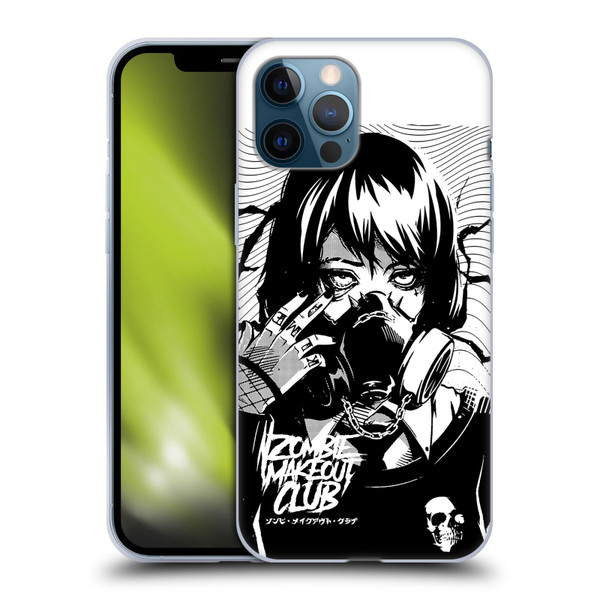 Zombie Makeout Club Art Facepiece Soft Gel Case for Apple iPhone 12 Pro Max