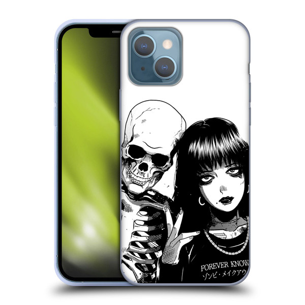 Zombie Makeout Club Art Forever Knows Best Soft Gel Case for Apple iPhone 13