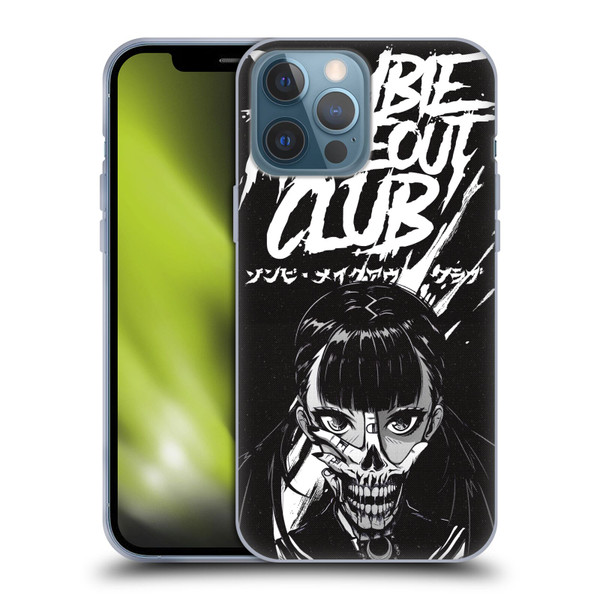 Zombie Makeout Club Art Face Off Soft Gel Case for Apple iPhone 13 Pro Max