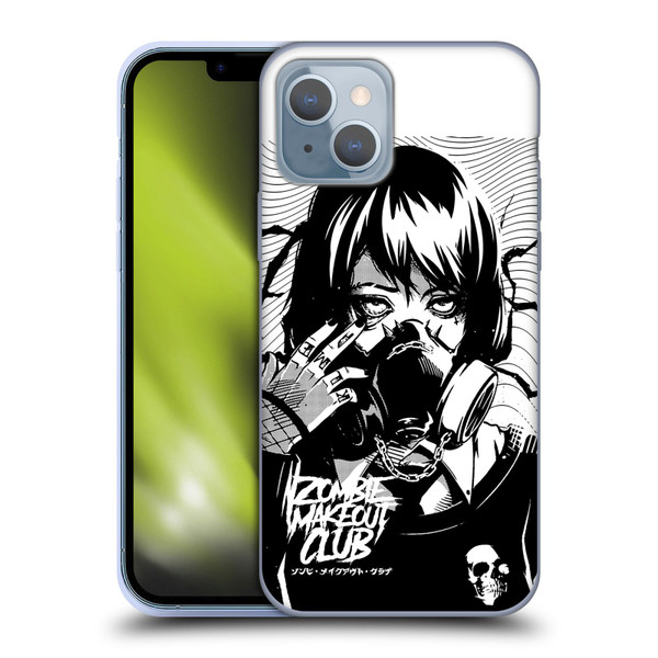 Zombie Makeout Club Art Facepiece Soft Gel Case for Apple iPhone 14