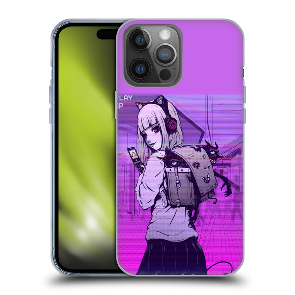 Zombie Makeout Club Art Drama Rides On My Back Soft Gel Case for Apple iPhone 14 Pro Max