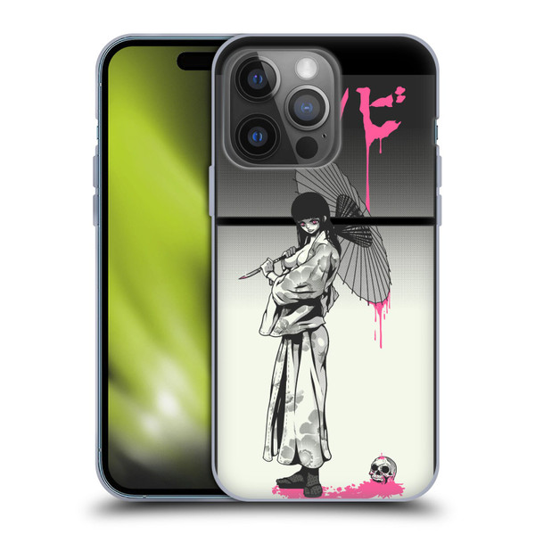 Zombie Makeout Club Art Chance Of Rain Soft Gel Case for Apple iPhone 14 Pro