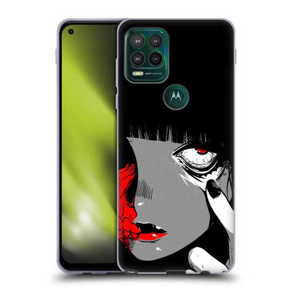 Zombie Makeout Club Art Eye Soft Gel Case for Motorola Moto G Stylus 5G 2021
