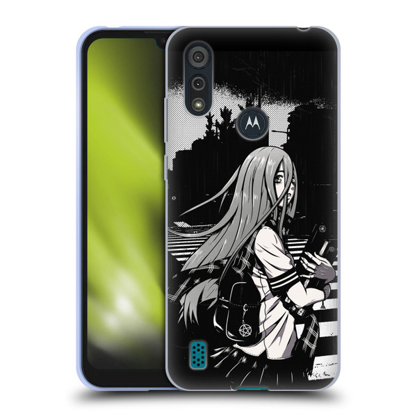 Zombie Makeout Club Art They Are Watching Soft Gel Case for Motorola Moto E6s (2020)