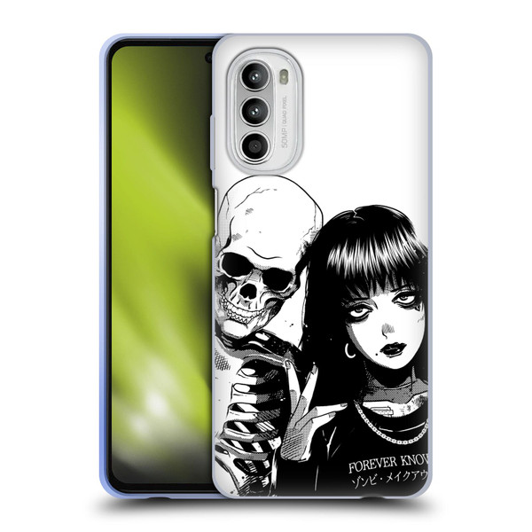 Zombie Makeout Club Art Forever Knows Best Soft Gel Case for Motorola Moto G52