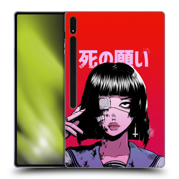 Zombie Makeout Club Art Eye Patch Soft Gel Case for Samsung Galaxy Tab S8 Ultra