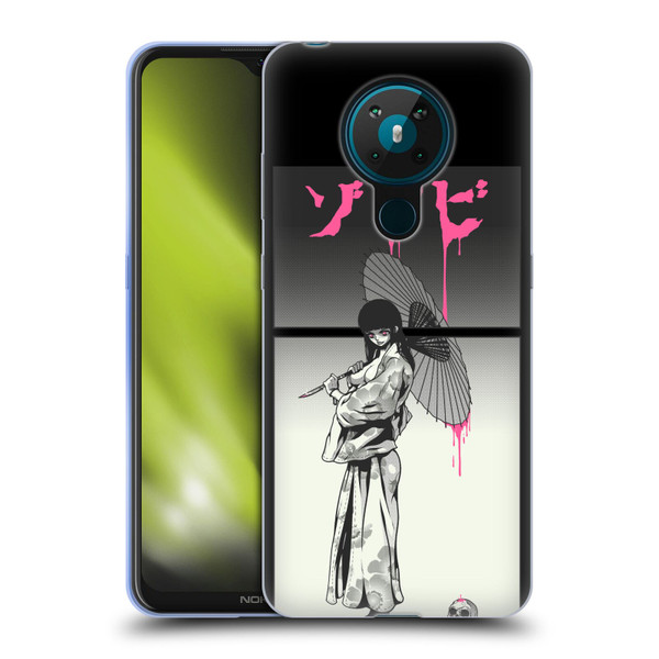 Zombie Makeout Club Art Chance Of Rain Soft Gel Case for Nokia 5.3