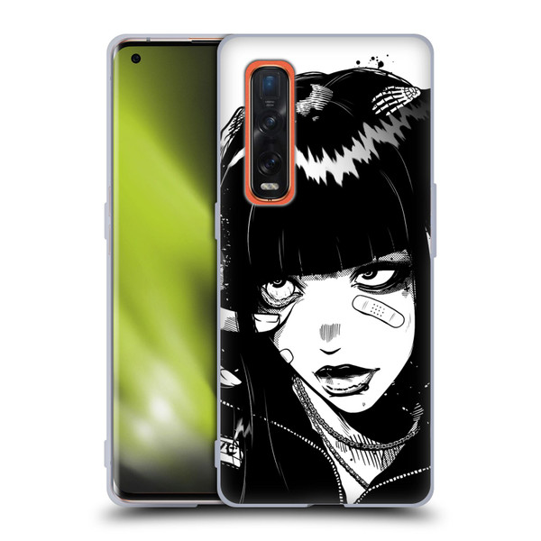 Zombie Makeout Club Art See Thru You Soft Gel Case for OPPO Find X2 Pro 5G