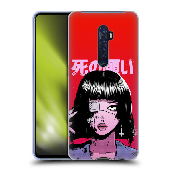 Zombie Makeout Club Art Eye Patch Soft Gel Case for OPPO Reno 2