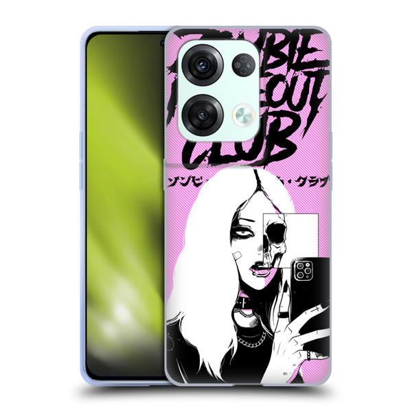 Zombie Makeout Club Art Selfie Skull Soft Gel Case for OPPO Reno8 Pro