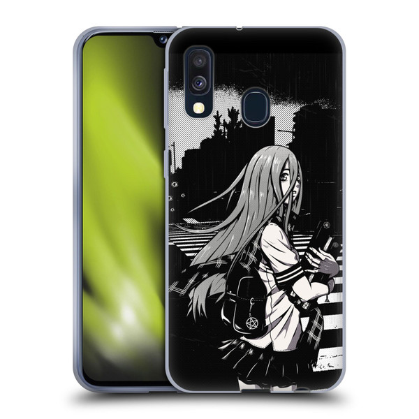 Zombie Makeout Club Art They Are Watching Soft Gel Case for Samsung Galaxy A40 (2019)