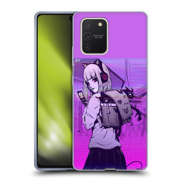 Zombie Makeout Club Art Drama Rides On My Back Soft Gel Case for Samsung Galaxy S10 Lite