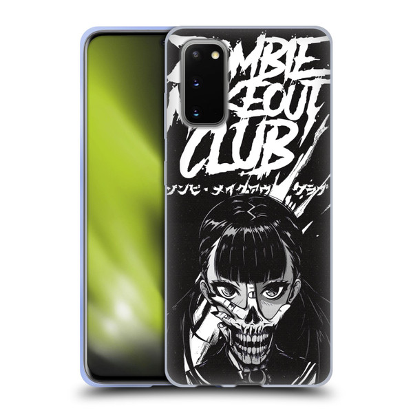 Zombie Makeout Club Art Face Off Soft Gel Case for Samsung Galaxy S20 / S20 5G