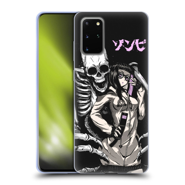 Zombie Makeout Club Art Stop Drop Selfie Soft Gel Case for Samsung Galaxy S20+ / S20+ 5G