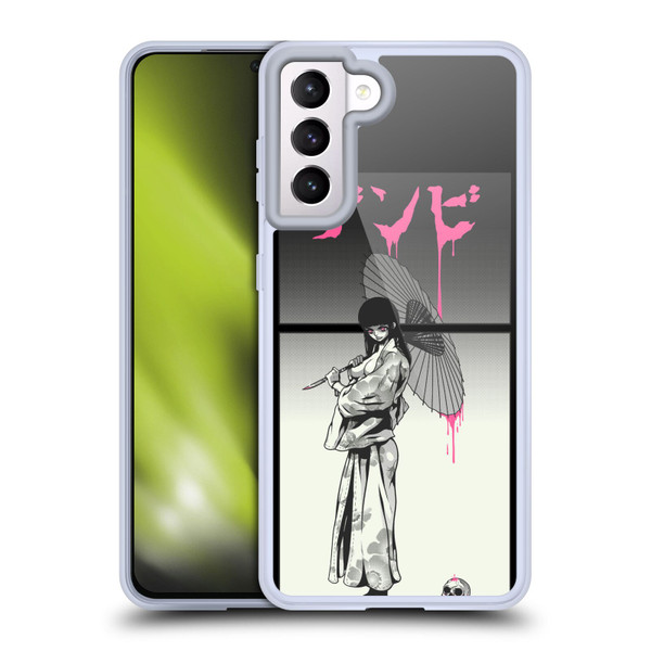 Zombie Makeout Club Art Chance Of Rain Soft Gel Case for Samsung Galaxy S21 5G
