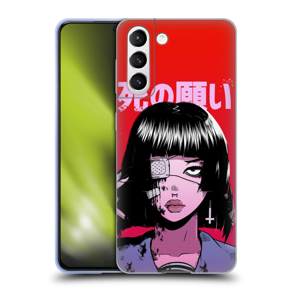 Zombie Makeout Club Art Eye Patch Soft Gel Case for Samsung Galaxy S21 5G