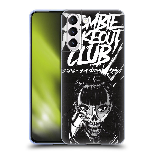 Zombie Makeout Club Art Face Off Soft Gel Case for Samsung Galaxy S21 5G