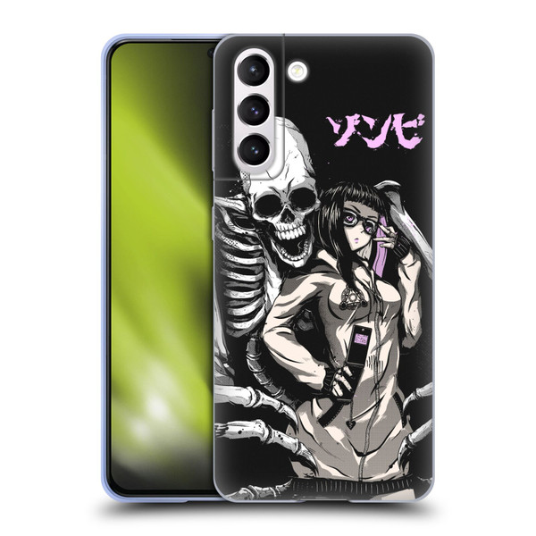 Zombie Makeout Club Art Stop Drop Selfie Soft Gel Case for Samsung Galaxy S21 5G