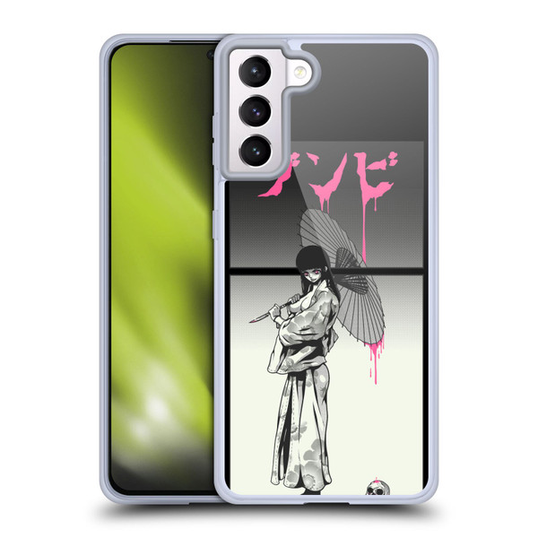 Zombie Makeout Club Art Chance Of Rain Soft Gel Case for Samsung Galaxy S21+ 5G