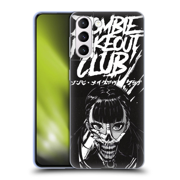 Zombie Makeout Club Art Face Off Soft Gel Case for Samsung Galaxy S21+ 5G