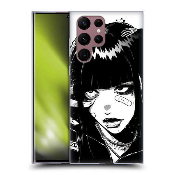 Zombie Makeout Club Art See Thru You Soft Gel Case for Samsung Galaxy S22 Ultra 5G