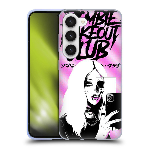 Zombie Makeout Club Art Selfie Skull Soft Gel Case for Samsung Galaxy S23 5G